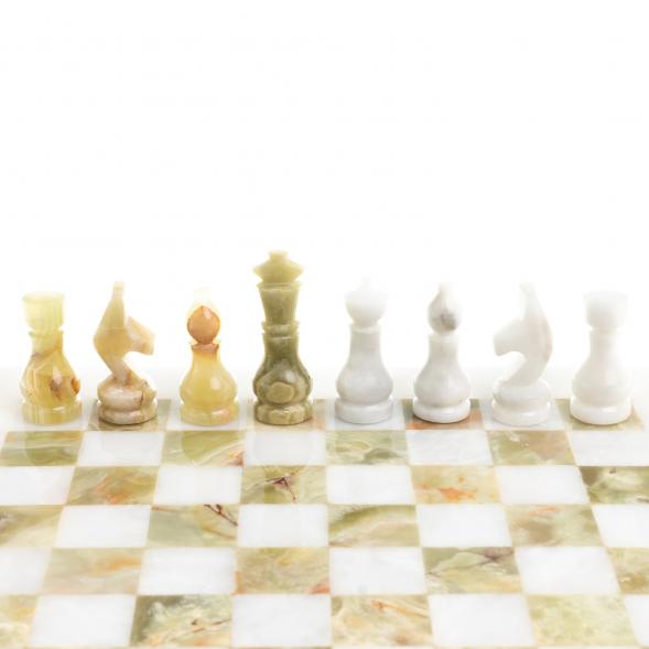 Шахматы &amp;quot;Битва&amp;quot; доска 25х25 см оникс мрамор 123539