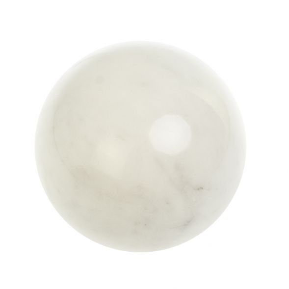 Шар из белого мрамора диаметром 9,5 см 127513