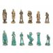 Шахматы &amp;quot;Рыцари&amp;quot; фигуры бронза / патина 28х28 см из лемезита 128216