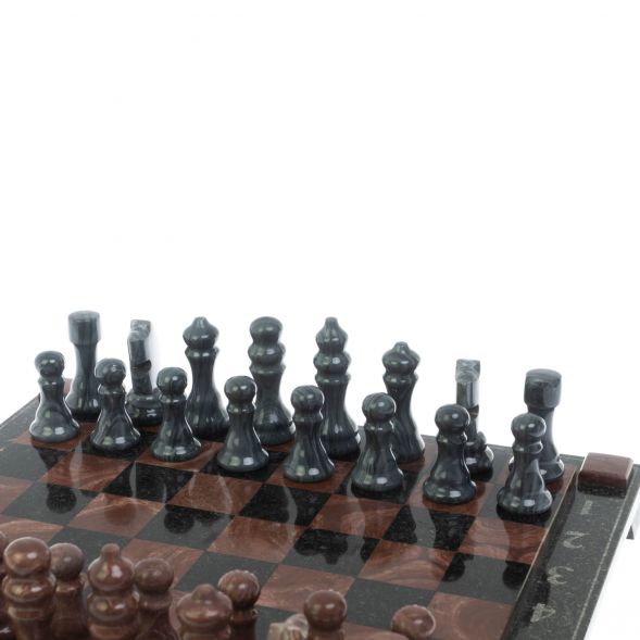 Шахматы с гравировкой &amp;quot;Турнирные&amp;quot; из лемезита 36х36 см 128974